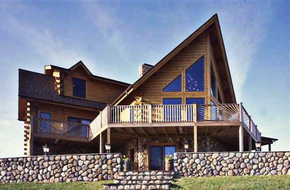 ext 2 custom log cabin modular homes