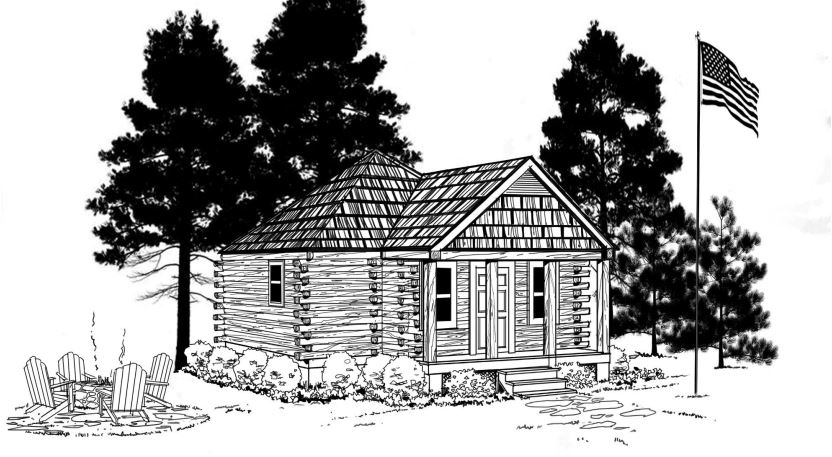 freedom 603 tiny log homes by american log homes